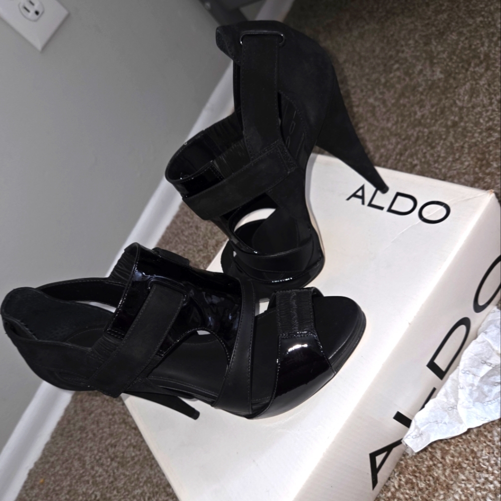Aldo Shoes "HONDEL" IN BLACK SZ 10 (40)